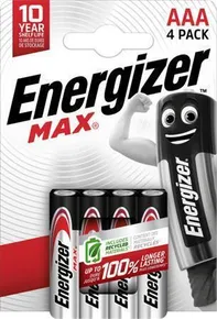 Batterie, AA (Bleistift), 4 Stk., ENERGIZER Max